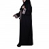  Designer kaftan abaya- Black-Brown