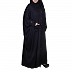 Designer Kaftan abaya with wooden buttons- Black Designer Kaftan abaya with wooden buttons- Black