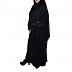 Designer Kaftan abaya with wooden buttons- Black Designer Kaftan abaya with wooden buttons- Black