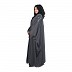 Kaftan abaya with floral hand embroidery work- Grey Kaftan abaya with floral hand embroidery work- Grey