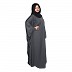Kaftan abaya with floral hand embroidery work- Grey Kaftan abaya with floral hand embroidery work- Grey