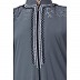 Zipper abaya with embroidery work- Grey Zipper abaya with embroidery work- Grey
