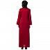 A-line Rayon Cotton abaya- Maroon A-line Rayon Cotton abaya- Maroon