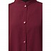 Front open abaya with mandarin collar- Maroon Front open abaya with mandarin collar- Maroon