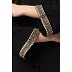 Front open abaya with lacework- Black Front open abaya with lacework- Black
