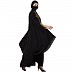 Designer Irani Kaftan with chikan embroidery- Black Designer Irani Kaftan with chikan embroidery- Black