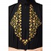 Designer Irani Kaftan with chikan embroidery- Black Designer Irani Kaftan with chikan embroidery- Black