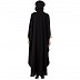 Kaftan Abaya with lacework- Black