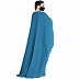 Nida Matte kaftan abaya with lacework- Teal Nida Matte kaftan abaya with lacework- Teal