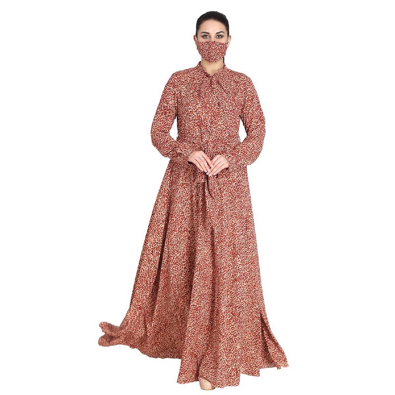 Printed abaya online large flare printed abaya at www.shiddat