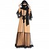 Designer front open abaya with matching Hijab- Sand Designer front open abaya with matching Hijab- Sand