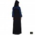 Casual Abaya- Black and Blue Casual Abaya- Black and Blue