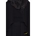 Trendy Black Abaya with Outer Layer
