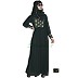 Chic style Abaya- Dark Green Chic style Abaya- Dark Green