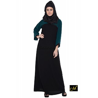 Abaya- Black and Midnight Blue Colored