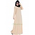 A-line inner abaya- Fawn color A-line inner abaya- Fawn color