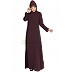A-line inner abaya- Wine A-line inner abaya- Wine