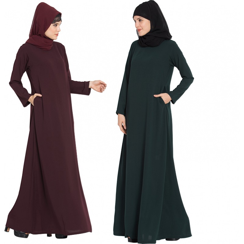 Buy a combo of Aline inner abayas Simple inner abaya at