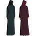 Inner abaya combo- Wine-Dark Green Inner abaya combo- Wine-Dark Green