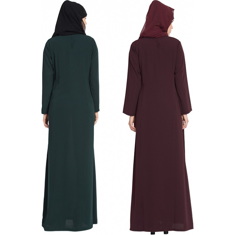 Buy a combo of A-line inner abayas- Simple inner abaya at www.shiddat.com