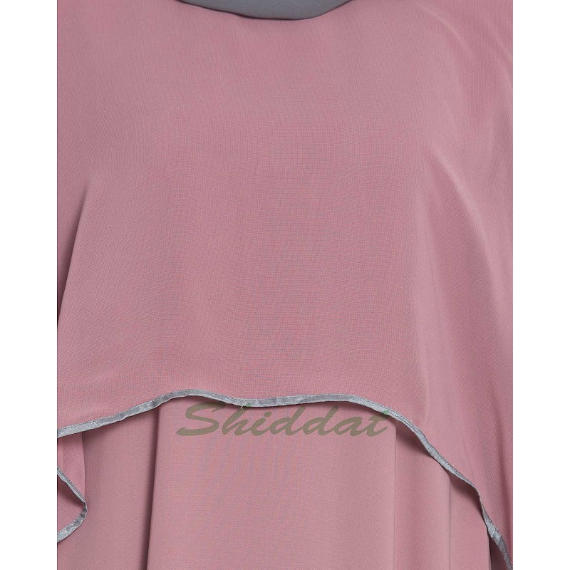 Puce Cape Buy designer abaya with cape from our new collections at shiddat.com