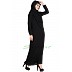 Modest abaya with attached Shawl- Black Modest abaya with attached Shawl- Black