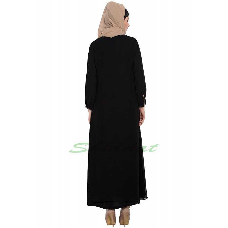 Layered Abaya Buy Abaya With Attached Georgette Layer At Www Shiddat Com Journey beyond love see more ».