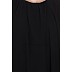 Abaya with attached georgette layer- Black Abaya with attached georgette layer- Black