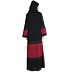 Casual Dress abaya- Black-Maroon Casual Dress abaya- Black-Maroon