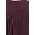Casual pleated abaya- Wine color