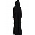 Designer abaya with Pintucks- Black Designer abaya with Pintucks- Black
