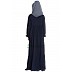 Designer abaya with Pintucks- Navy Blue Designer abaya with Pintucks- Navy Blue