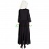 Frock style abaya with Short Sleeves  -Black color