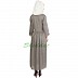 Frock style abaya with short sleeves design -Sandstone color Frock style abaya with short sleeves design -Sandstone color