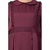 Designer Nida Dress abaya- Burgundy Designer Nida Dress abaya- Burgundy