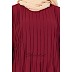 Pin-tuck abaya in Maroon color Pin-tuck abaya in Maroon color