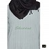 Pin-tuck abaya in Sea Green color Pin-tuck abaya in Sea Green color