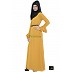 Islamic maxi dress- Abaya in Mustard color Islamic maxi dress- Abaya in Mustard color