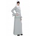 Islamic maxi dress - Abaya in Sea green color Islamic maxi dress - Abaya in Sea green color