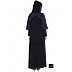  Dual colored Abaya - Poncho style