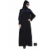 Dual colored Abaya - Poncho style
