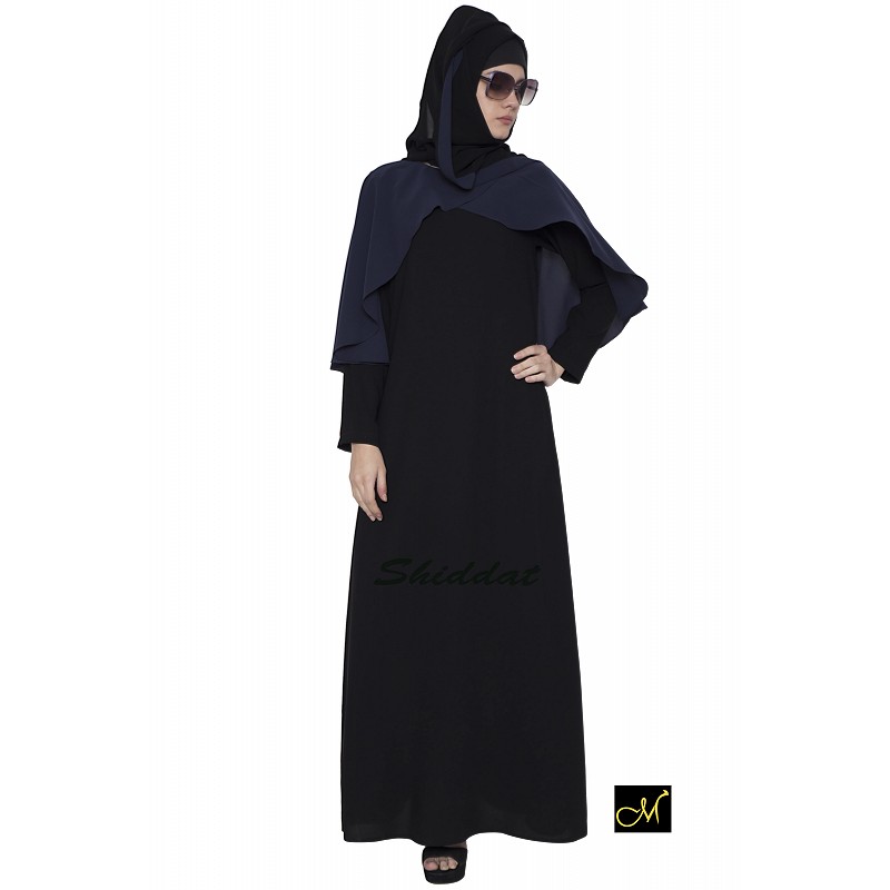 Poncho style abaya clearance