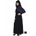  Dual colored Abaya - Poncho style