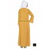 Designer Abaya - Mustard color