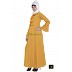 Designer Abaya - Mustard color
