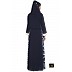 Shrug style Abaya- Blue Print Shrug style Abaya- Blue Print
