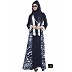 Shrug style Abaya- Blue Print Shrug style Abaya- Blue Print