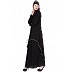C  Cut Abaya- Black C  Cut Abaya- Black