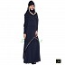 C  Cut Abaya- Navy Blue C  Cut Abaya- Navy Blue