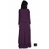 C Cut Abaya- Violet C Cut Abaya- Violet